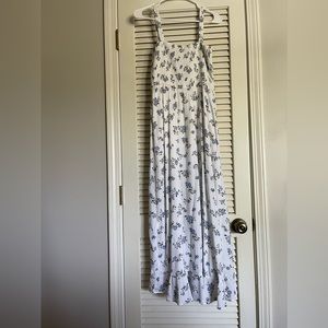 White high-low dress